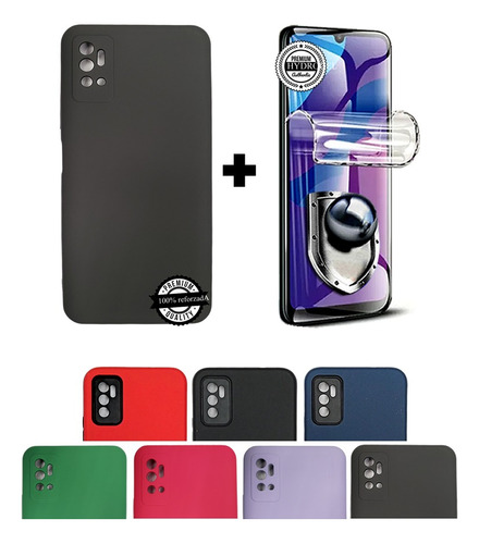 Funda Case + Hydrogel Protector - Para Zte A71 Reforzado 