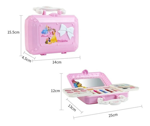 Imagen 2 de 6 de Maqui Set Kids Maqui Kit De Maquillaje Lavable A La Moda