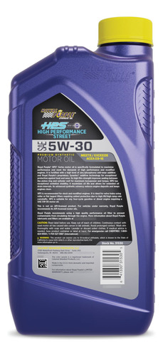 Aceite Sintético Hps 5w-30 Tecnología Synerlec 1l Caja 6 Uni