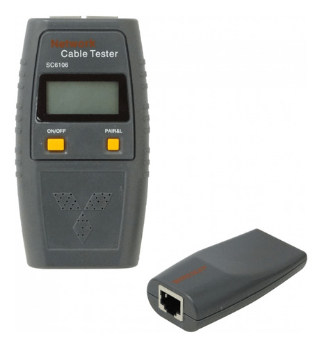 Tester 2-rj45 Bnc Pinzas C/display C/audio Req-4-aaa
