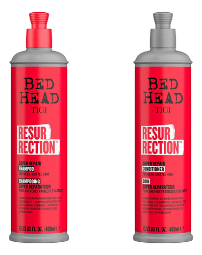 Tigi Bed Head Resurrection Shampoo + Acondicionador 400 Ml