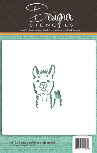 Plantilla Galleta Manualidad Llama Cm124 Designer Stencils