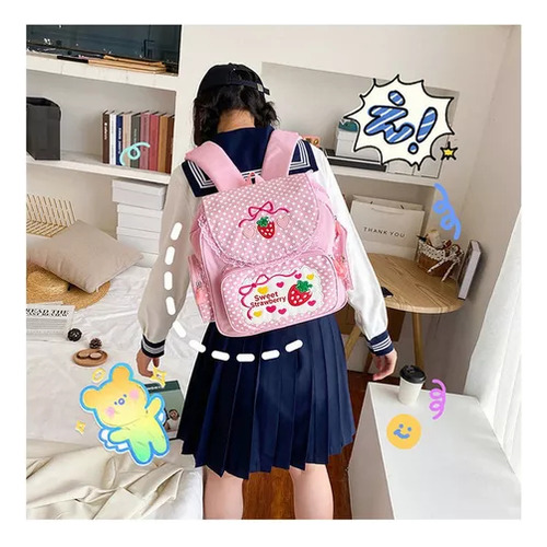 Bonita Bolsa De Fresas A La Moda Para Mujer