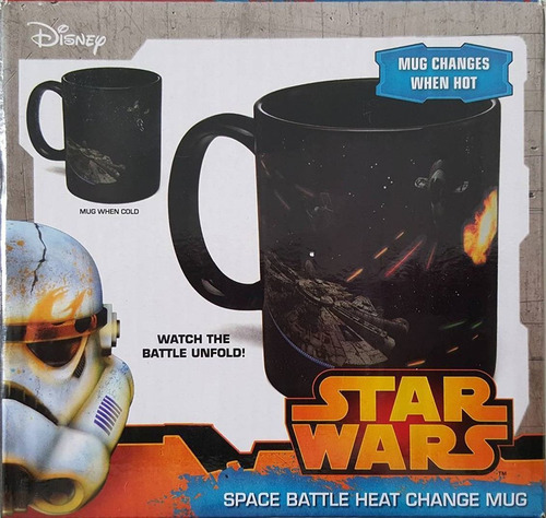 Caneca Star Wars Batalha Espacial Sensível À Temperatura