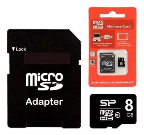 Tarjeta De Memoria Irm Sdhc Card Con Adaptador De Sd 8gb