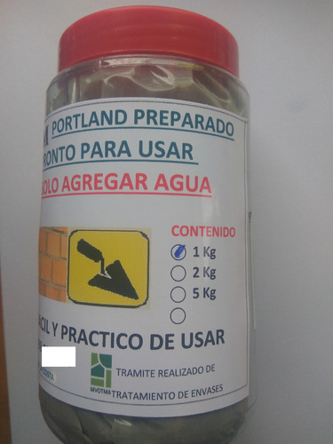 Portland Pronto Para Usar, Solo Agregar Agua