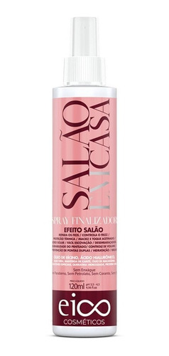 Imagem 1 de 2 de Eico Spray Finalizador Salão Em Casa 120ml