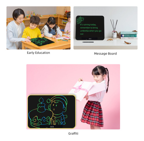 Tableta De Escritura Lcd Con Pantalla Monocromática De 16 Pu