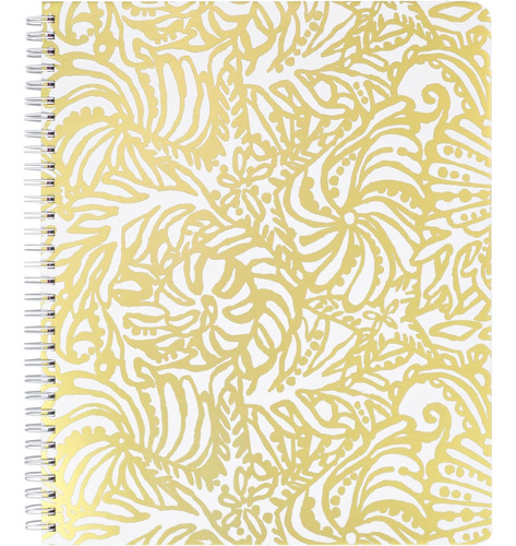 Cuaderno Espiral Dorado Grande De Tapa Dura, 11  X 9.5 ...