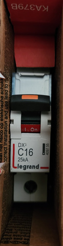Interruptor Automatico 1p 16a Curva C 25ka Ref 409755 Legran