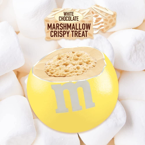 M&m's Chocolate Blanco Malvavisco Crujiente Lunetas Pascua