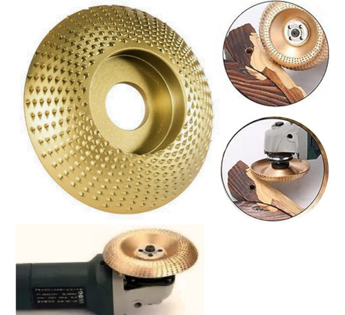 Disco Desbaste Esculpir Madeira Rebolo Ângulo Cupim 100mm
