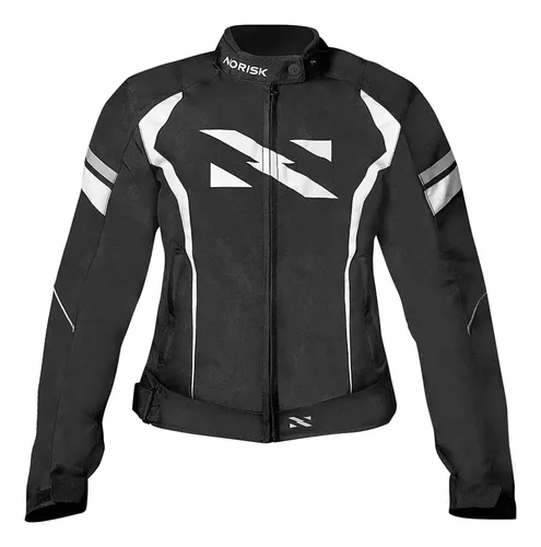 Jaqueta Norisk Feminina Lady Tornado Preto/branc Impermeavel