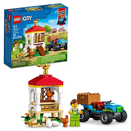 Lego City Gallinero Cuatriciclo Granja Construcción 101 Piez