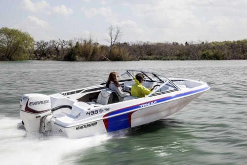Imagen 3 de 8 de Lancha Quicksilver 495/ 1600 Con 60hp 4t. Eclipse 16/