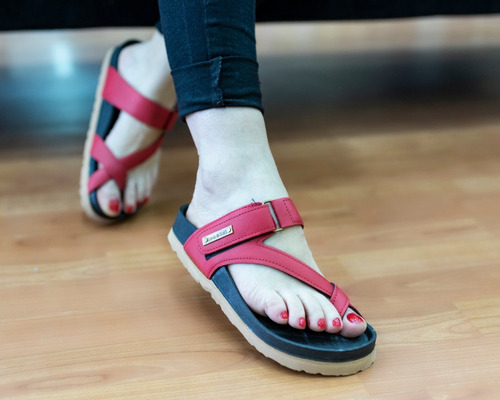 Imagen 3 de 6 de Sandalias Zapatos Mujer Chatas Ojotas Urbanas Ultra Cómodas
