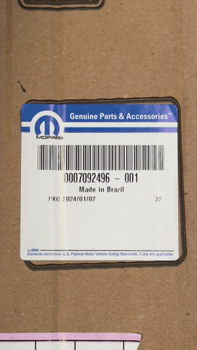 Friso Inf Da Porta Tras L.d Jeep Compass - Original 7092496