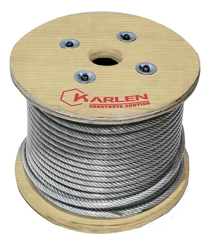 Cables de acero, 7x7 hilos, 300 m FIERO