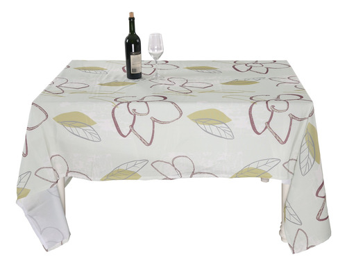 Mantel Rectangular Resistente Al Agua Floral 152 X 259 Cm Ve