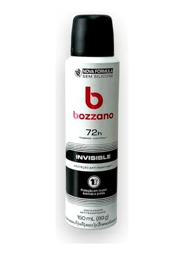Bozzano Desodorante Antitranspirant Invisible 150ml Kit C/12