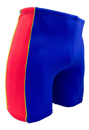 Traje De Baño Para Caballero Short En Lycra Ajustable Liso