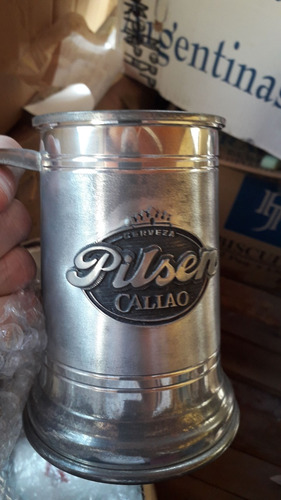 Cerveza Cerveceria Pilsen Callao En Peltre En Ceramica