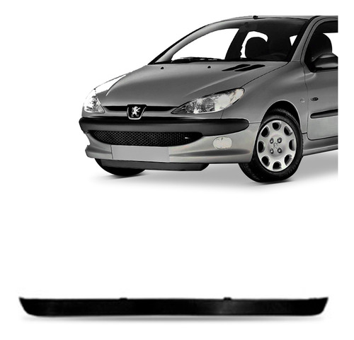 Saia Spoiler Parachoque Dianteiro Peugeot 206 99 A 03 2004