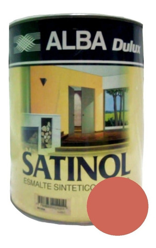 Sintetico Satinado Alba Ladrillo Solo Envio 4 L