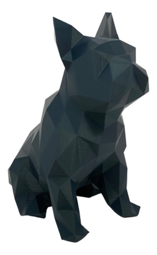 Bulldog Geometrico - (20cm) - Estatua Decorativa