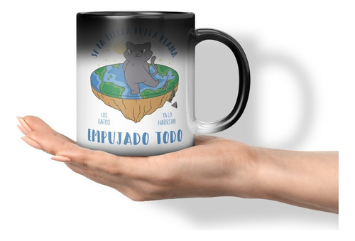 Taza Magica Si La Tierra Fuera Plana 11 Onzas