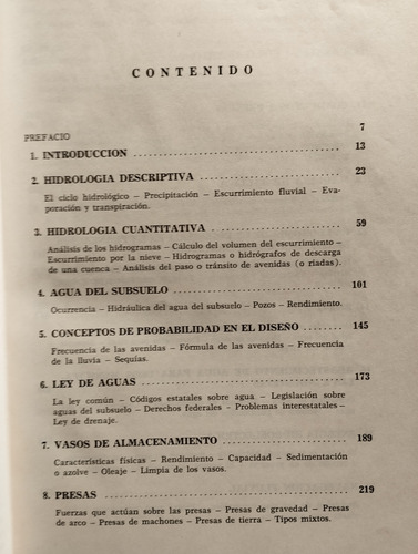 Ingeniería De Los Recursos Hidráulicos (Usado)