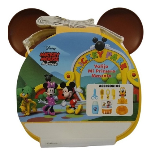 Imagen 7 de 7 de Valija Mickey Mouse 9214 Mi Primera Mascota