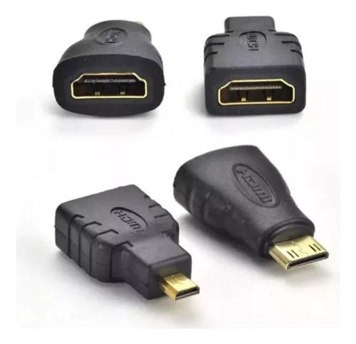 Cable Adaptador 3 En 1 Hdtv + Micro Hdmi + Mini Hdmi Full Hd