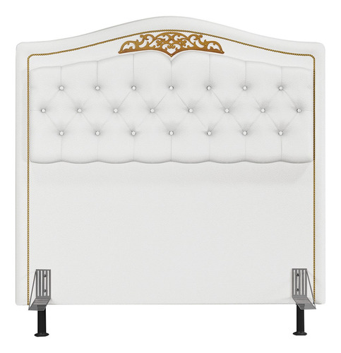 Cabeceira Cama Box Casal 140cm Imperial J02 Corano Branco