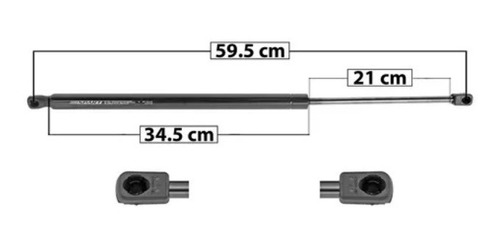 Amortiguador 5ta Puerta Dodge H100 Van 2011 - 2014 Der/izq