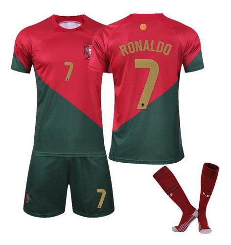 Mundial De Fútbol 2022 Portugal N° 7 Cristiano Ronaldo Adult