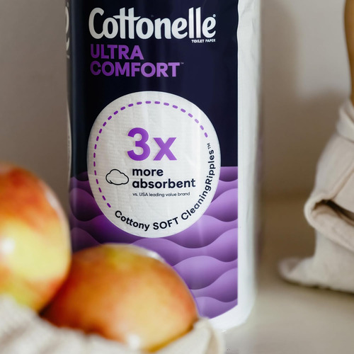 Papel Higiénico Cottonelle Ultra Comfort, 9 Mega Rollos (...