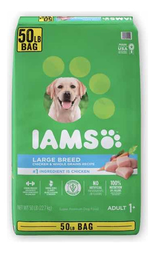 Alimento Iams Razas Grandes Y Pequeñas 50lb