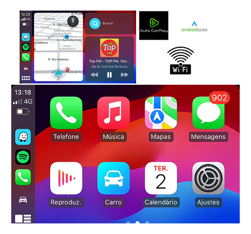 Central Multimidia Android Mercedes G55 Amg 2011 Carplay9pol