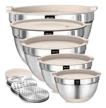 Comprar Umite Chef Juego De Tazones Para Mezclar Con Tapas Hermética