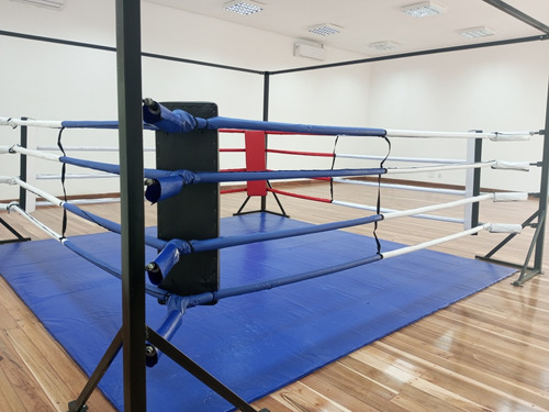 Ringue De Boxe E Muay Thai 4m X 4m Completo, 4 Cordas Top