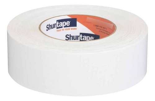 Cinta Ducto 2 Pulgadas 48mm X 54mt Duct Tape Shurtape Color Blanco