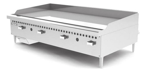 Churrasqueira a gás natural/engarrafado Vulcan VCRG48 do 1.22m x 40.6cm x 68cm cor prateado com 4 fogões