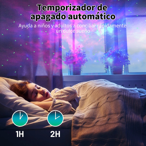 Proyector De Estrella Galaxia Astronautas De Luz Led