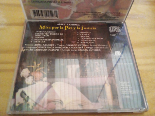 Misa Por La Paz Y La Justicia - Ramírez - Sony 1992 - Cd - U