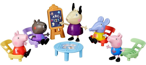 Set Figuras Peppa Pig La Guardería De Peppa - Original