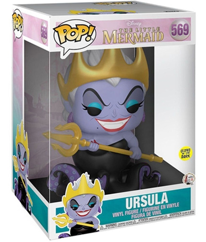 Imagem 2 de 3 de Funko Pop 10 Disney Ursula 569 Glows In The Dark