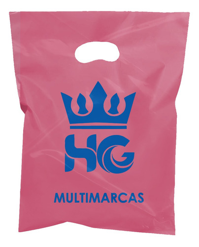 Sacola Plástica Personalizada 30x40 Esp. 0,12 - 1000 Sacolas