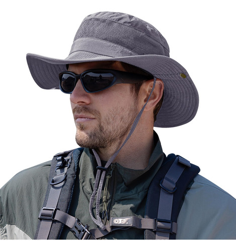 Sombrero De Sol Zooron Boonie Protección Uv Plegable Color Talle
