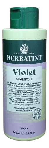 Shampoo Matizador Violet Anti Amarillo Cuidado Color 260 Ml